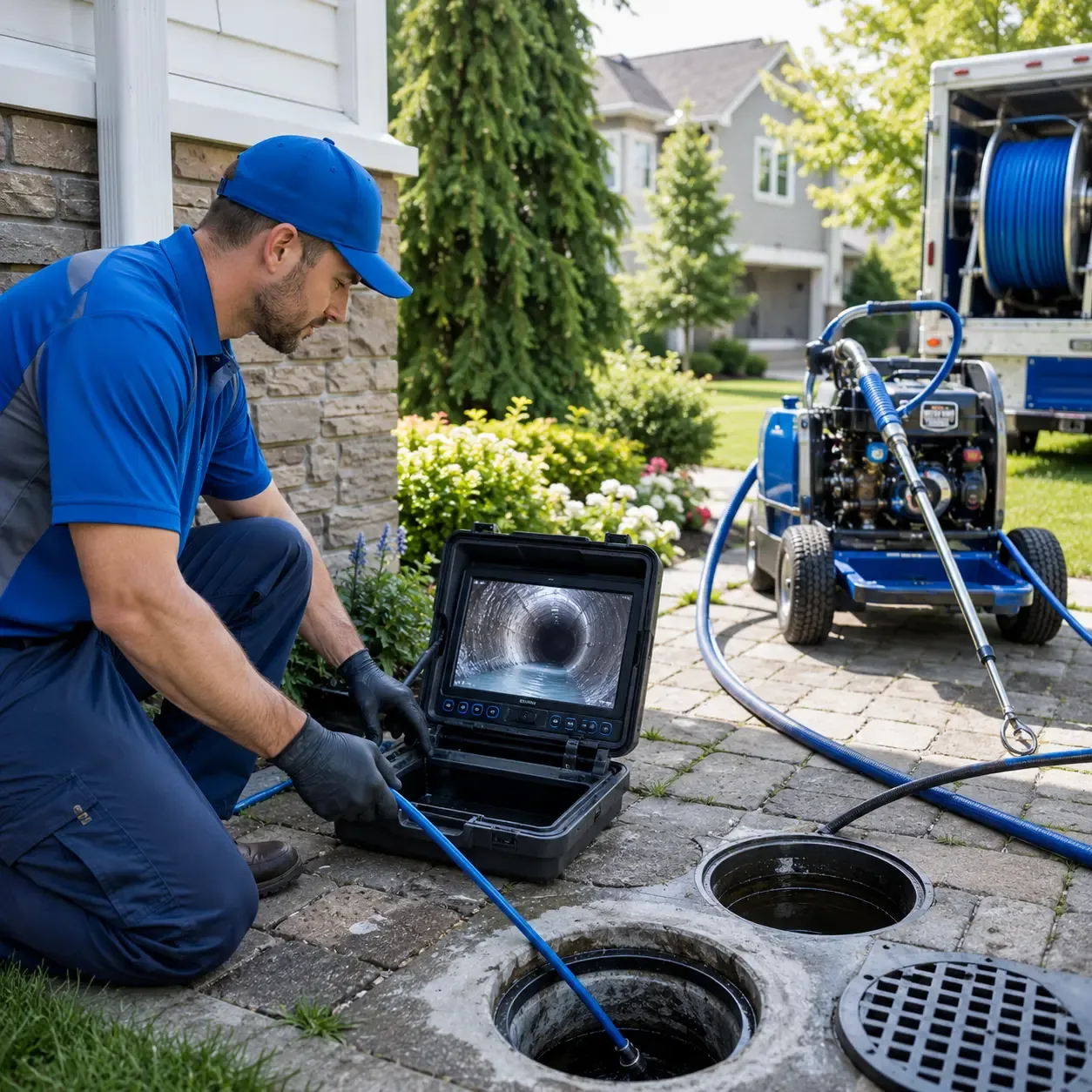 Outdoor drain cleaning professionals serving Homer, IL